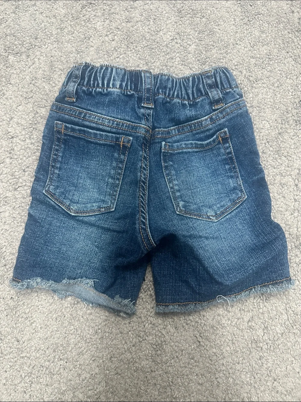 Old Navy Dark Blue Distressed Denim Shorts